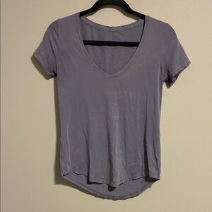 lululemon athletica Lavender V-Neck Tee